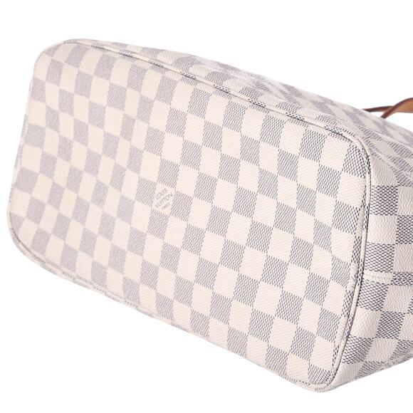 Louis Vuitton Neverfull MM Damier Azur Tote Bag N41361 Canvas - Picture 5 of 9